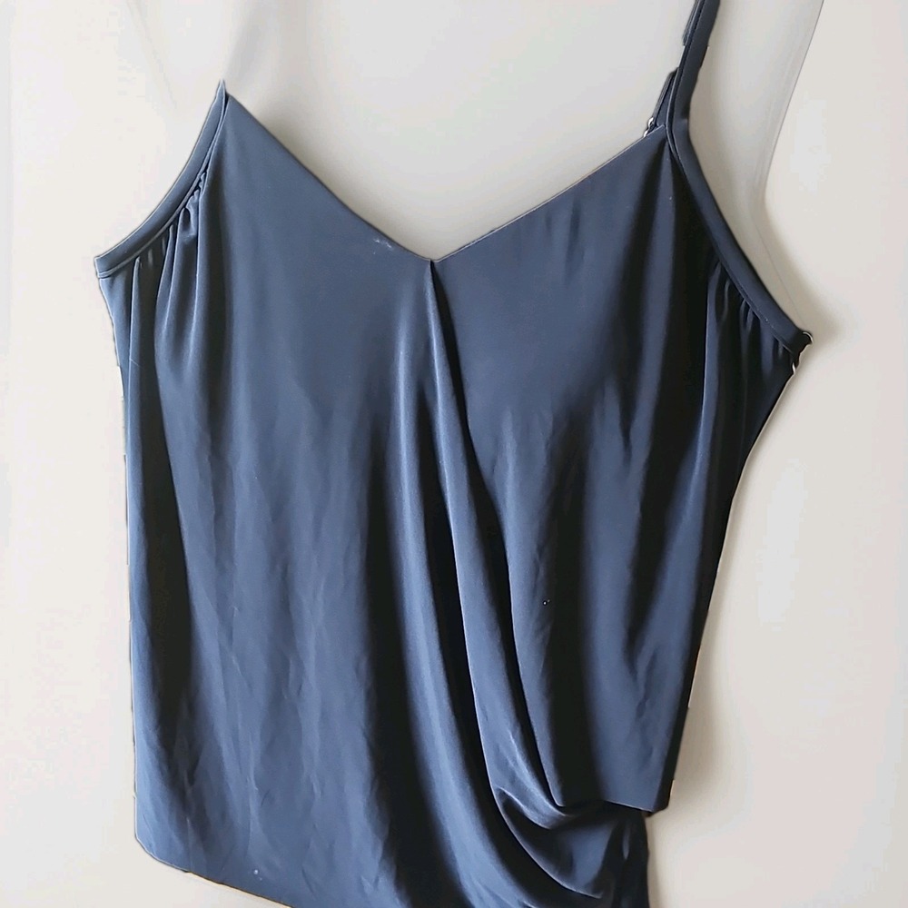 Magicsuit Side Tie Tankini Top Black Slimming Swimsuit Size 20W Vacation Beach - Picture 8 of 11